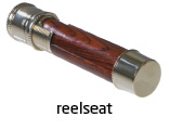 Fly rod real seat